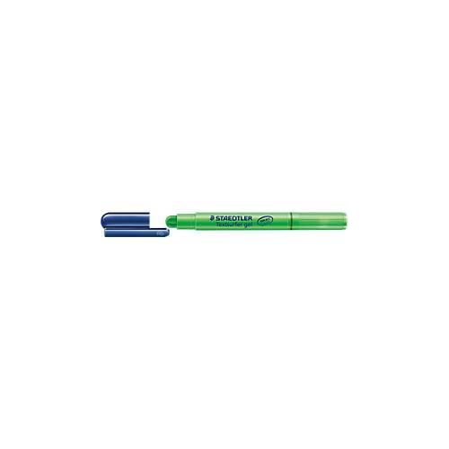 Staedtler Textmarker Gel, mit gelartiger Wachsmine, Minendurchmesser 9 mm, grün