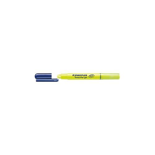 Staedtler Textmarker Gel, mit gelartiger Wachsmine, Minendurchmesser 9 mm, gelb