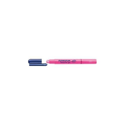Staedtler Textmarker Gel, mit gelartiger Wachsmine, Minendurchmesser 9 mm, pink