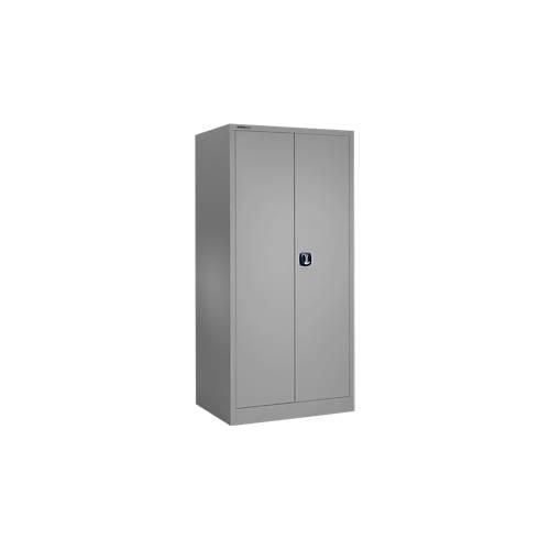 Schäfer Shop Select Materialschrank MSI 2509 S, verstärkte Ausführung, bis 100 kg/Fachboden, B 950 x T 500 x H 1935 mm, weißaluminium/weißaluminium