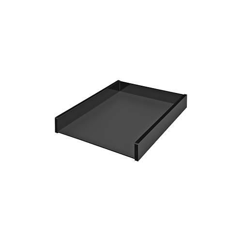Briefablage WEDO Black Office, A4, schwarz mattiert/glänzend, stapelbar