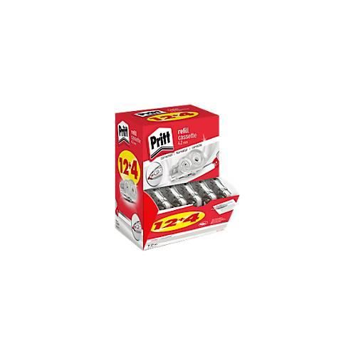 Nachfüllkassette Pritt, für Korrekturroller Refill Flex, Multipack à 16 Stück, L 12 m x B 4,2 mm