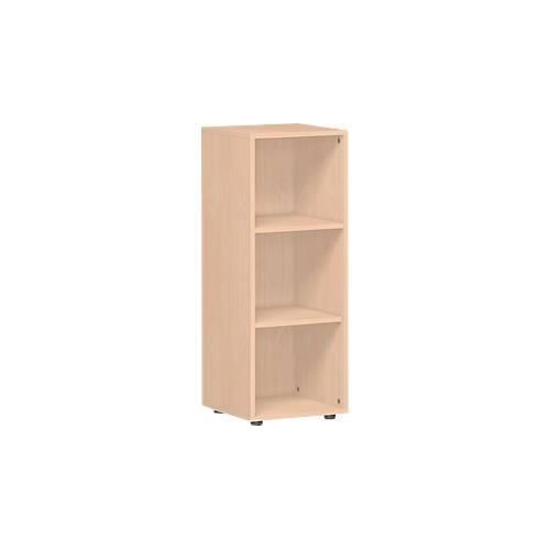 Regal ALICANTE, 3 Ordnerhöhen, 2 Böden, B 400 x T 400 x H 1104 mm, Buche-Dekor