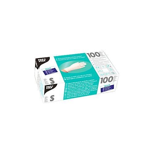 Einmalhandschuhe Medi-Inn® PS Nitril White Plus, für links/rechts, puderfrei, nicht steril, allergikergeeignet, Größe S, Nitril, weiß, 100 Stück