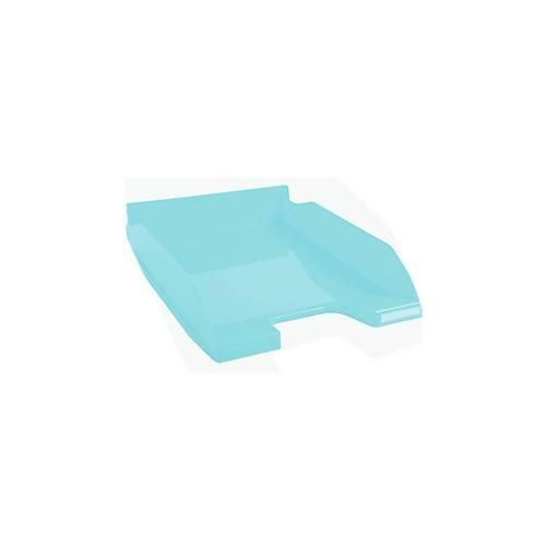 Briefablage Exacompta COMBO MIDI Aquarel, für Dokumente im Format A4+, stapelbar, Etikettenhalter, Kunststoff, pastellgrün