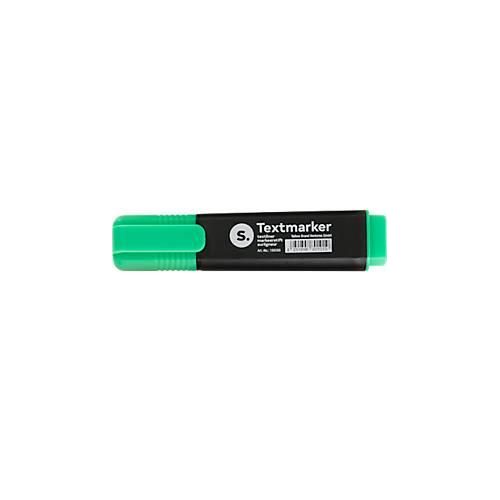Textmarker S. mit Keilspitze, lichtbeständig, schnell trocknend, grün, 1 Stück