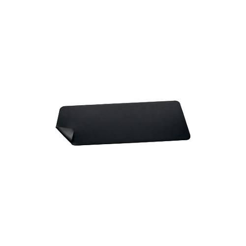 Schreibtischunterlage Sigel, beidseitig nutzbar, einrollbar, für alle Maustypen, B 800 x T 2 x H 300 mm, Kunstleder, schwarz-schwarz
