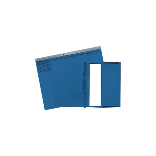 Hängehefter Exacompta, für Rechtsheftung, gefalzt, Dehnfalte, Organisationsdruck, Blauer Engel, Recycling-Karton, blau, 25 Stück