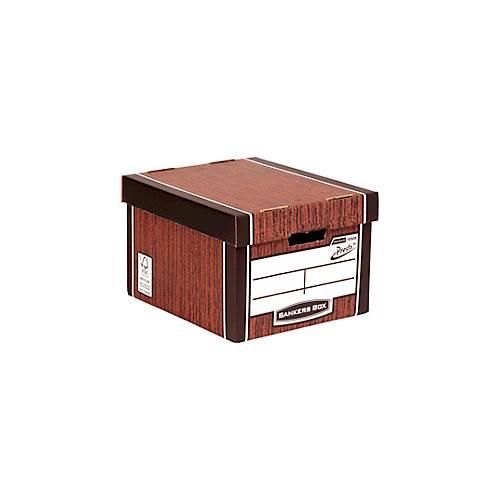 Archivbox BANKERS BOX® Premium Classic, für A4-Formate, stapelbar bis 6 Stück, 100 % Recycling-Karton, B 330 x T 381 x H 254 mm, braun, 5 Stück