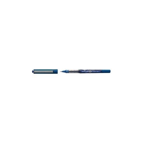 Tintenroller uni-ball UB EYE Ocean Care, Strichstärke 0,4 mm, Kugel-Ø 0,7 mm, dokumentenecht, Sichtfenster, 75 % Recycling-Kunststoff, 12 Stück, Schreibfarbe blau