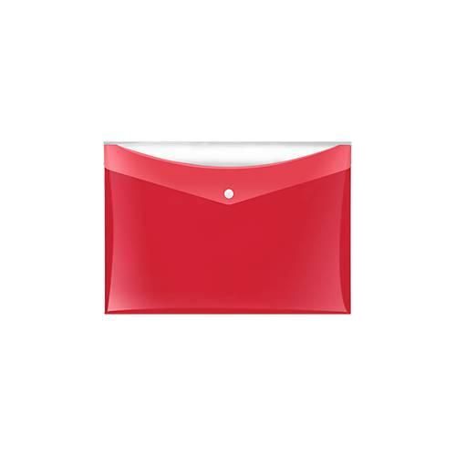 Dokumententasche Veloflex VELOCOLOR®, DIN A4, Kunststoff, für ca. 100 Blatt, 6 Stück, rot