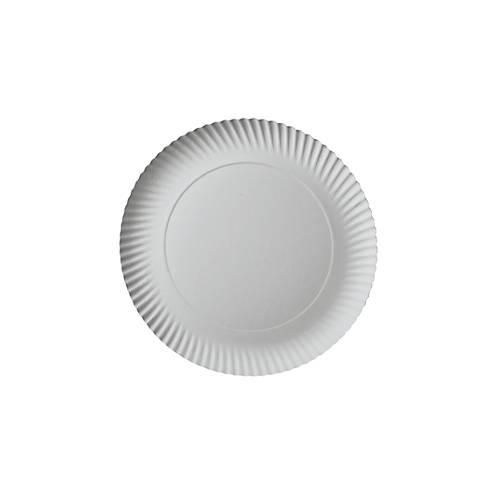 Pappteller Papstar Pure, Einweg, rund, Ø 290 mm, lebensmittelecht, FSC®-zertifiziert & kompostierbar, weiß, 2 x 100 Stück