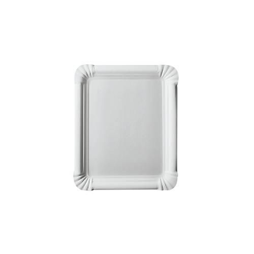 Pappteller Papstar Pure, Einweg, eckig, 165 x 200 mm, lebensmittelecht, FSC®-zertifiziert & kompostierbar, weiß, 2 x 250 Stück