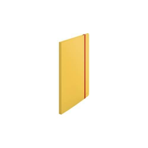 Leitz® Sichtbuch Cosy, A4-Format, 20 transparente Hüllen für bis zu 40 Blatt, Stauraum für lose Blätter, Polypropylen, gelb