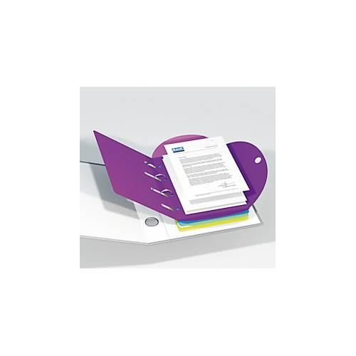 Dokumentenmappe TARIFOLD Smartfolder, Format A4, für bis zu 80 Blatt, Karton, farbsortiert, 6 Stück