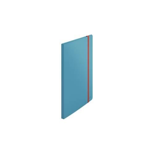 Leitz® Sichtbuch Cosy, A4-Format, 20 transparente Hüllen für bis zu 40 Blatt, Stauraum für lose Blätter, Polypropylen, blau