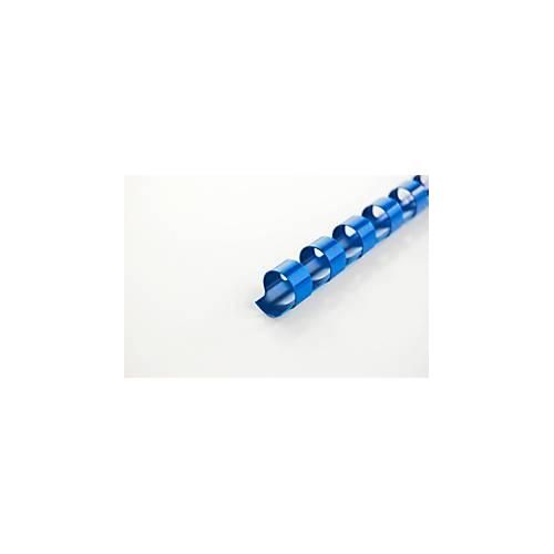 GBC® Binderücken, Plastik, Ø 14 mm, 100 Stück, blau