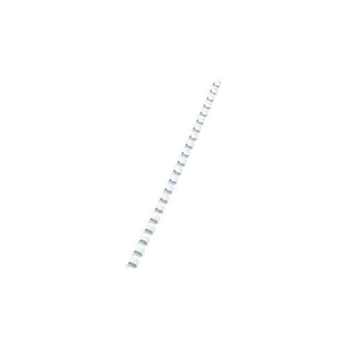 GBC® Binderücken, Plastik, Ø 10 mm, 100 Stück, weiß