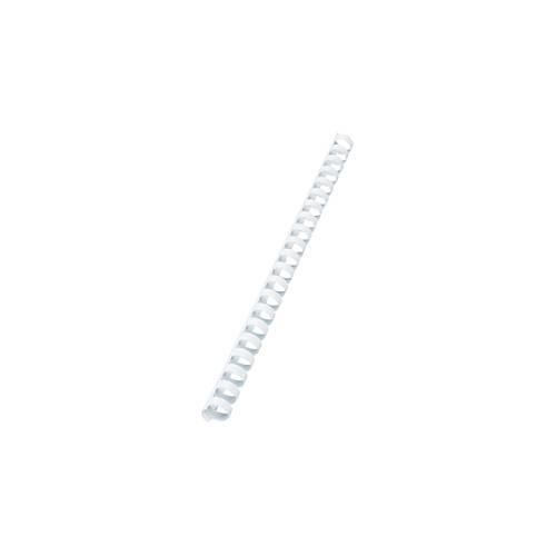 GBC® Binderücken, Plastik, Ø 25 mm, 50 Stück, weiß