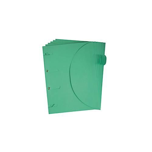 Dokumentenmappe TARIFOLD Smartfolder, Format A4, für bis zu 80 Blatt, Karton, grün, 6 Stück