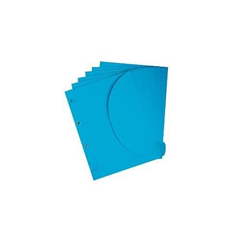 Dokumentenmappe TARIFOLD Smartfolder, Format A4, für bis zu 80 Blatt, Karton, blau, 6 Stück
