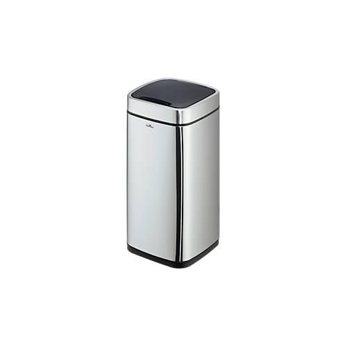 Sensor Abfalleimer Durable No Touch, 21 l, für Innen, automatisches & manuelles Öffnen/Schließen, abnehmbarer Deckel, Inneneimer, Edelstahl, silber