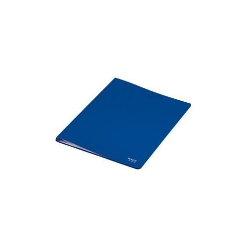 Leitz® Sichtbuch Recycle, A4, 20 dokumentenechte Sichthüllen, bis zu 2 Blatt/Hülle, Rückenschild, 100 % recycelbar, Kunststoff, blau