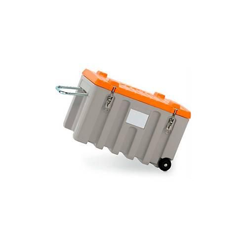 Trolley CEMO CEMbox 150, Polyethylen, 150 l, L 800 x B 600 x H 530 mm, stapelbar, gelb