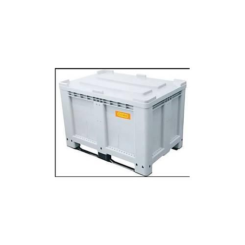 Deckel Cemo, für Logistikbox 525 l, lebensmittelecht, Polyethylen, grau