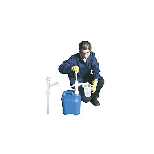 Handpumpe CEMO, Kunststoff, 0,4 l/Hub, doppeltwirkend, lebensmittelecht, für IBC 1000 l