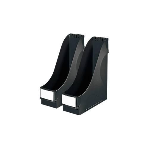 LEITZ® Stehsammler, DIN A4, Polysterol, 2 Stück, schwarz