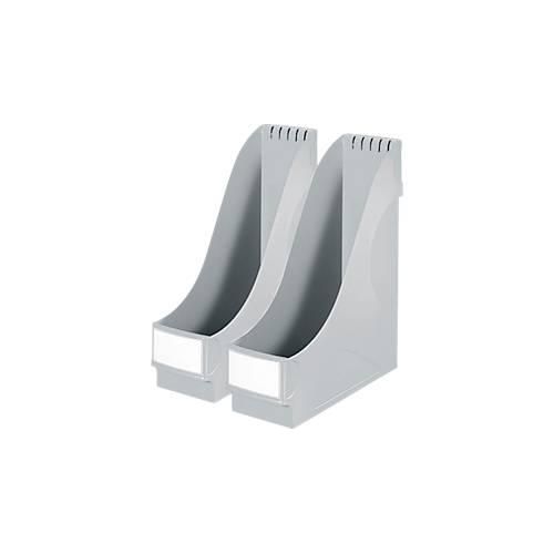 LEITZ® Stehsammler, DIN A4, Polysterol, 2 Stück, grau