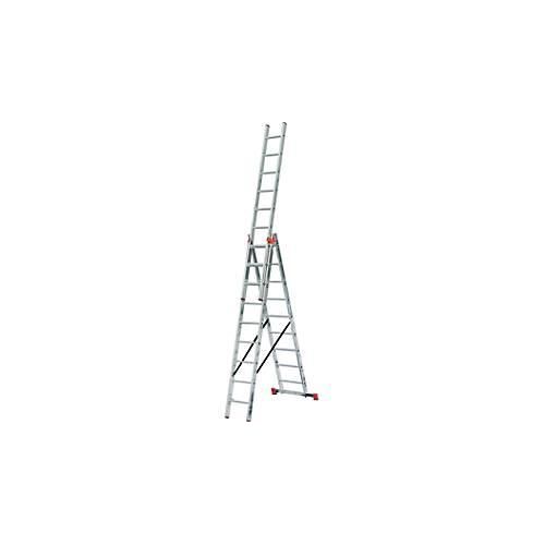 TRIBILO Vielzweckleiter, 3 x 9 Sprossen