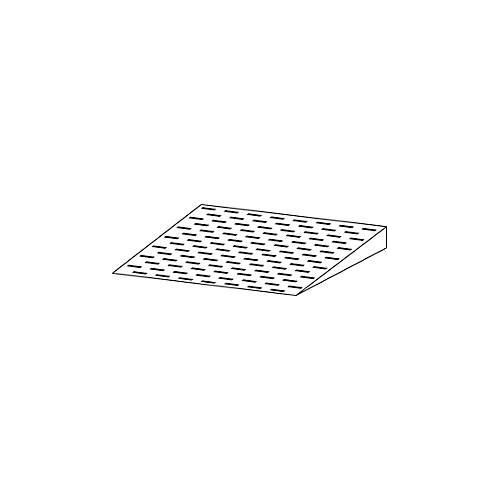 Auffahrrampe für asecos Bodenelemente mit B 1400 x H 78 mm, Stahl verzinkt, B 1320 x T 720 mm