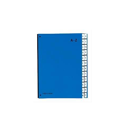 PAGNA Pultordner Color A - Z, auch für Überformate, Polypropylen, blau