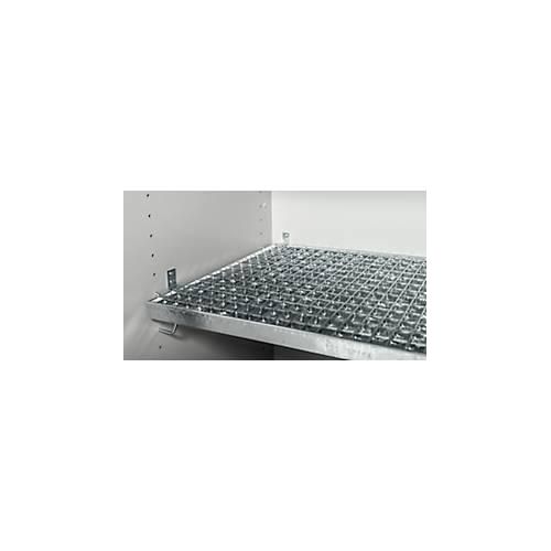 Gitterrost für asecos Sicherheitsschränke der Q30, Q90 und S90 Serie, Stahl, B 1036 x T 450 x H 30 mm, bis 180 kg