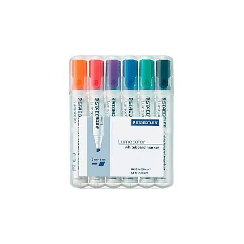 STAEDTLER Whiteboardmarker Lumocolor®, 2-5 mm, 6er Set