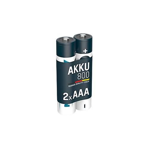 NiMH-Akku MaxE Micro AAA, 800 mAH, 2 Stück