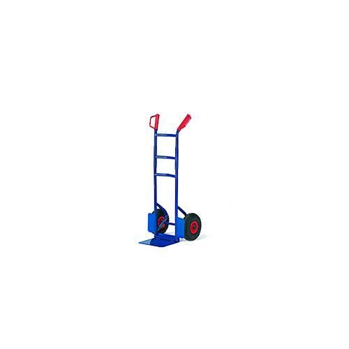 Klapp-Stapelkarre, Tragkraft 200 kg, Vollgummi-Bereifung