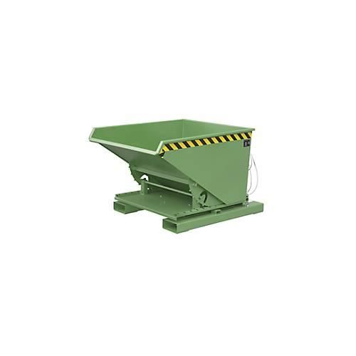 Spänebehälter für Gabelstapler, Typ S3S 600, grün RAL 6011
