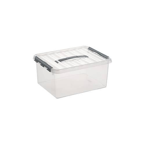 Aufbewahrungsbox Sunware Q-line, Deckel mit Griff, 15 l, L 400 x B 300 x H 180 mm