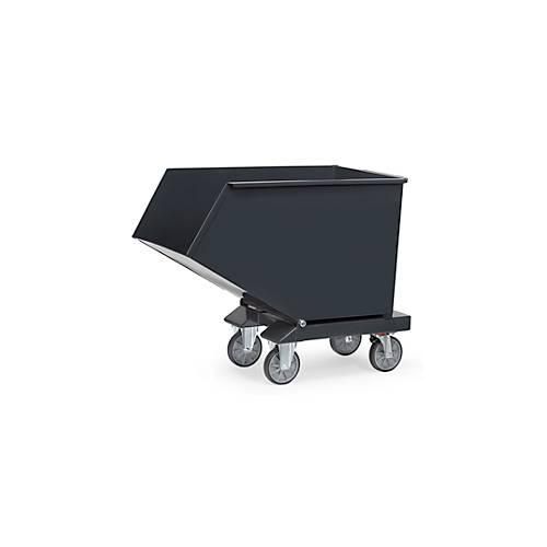 Muldenkipper 4703, 600 l, anthrazit RAL 7016, ohne Ablasshahn und Sieb