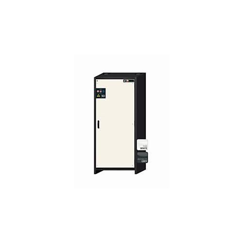Sicherheitsschrank Typ 30 asecos Q-CLASSIC-30, Flügeltür, Anschlag rechts, Front Reinweiß, B 864 x T 620 x H 1947 mm