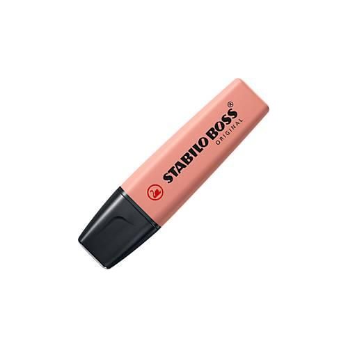 Textmarker STABILO® BOSS Original NatureCOLORS, Keilspitze, lichtbeständig, schnell trocknend, siena, 1 Stück