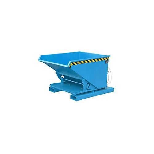 Spänebehälter für Gabelstapler, Typ S3S 600, blau RAL 5012