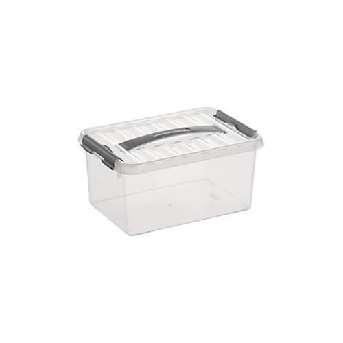 Aufbewahrungsbox Sunware Q-line, Deckel mit Griff, 6 l, L 300 x B 200 x H 140 mm