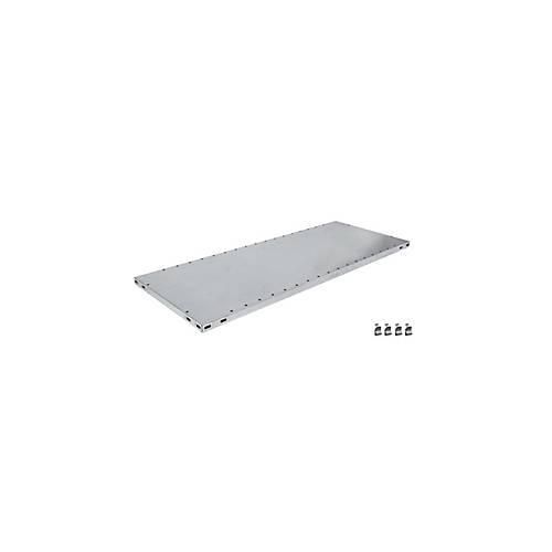 SCHULTE Lagertechnik Zusatz-Fachboden MULTIPlus 150, 1300x500 mm, 25 mm Kante, mit 4 Fachbodenträgern