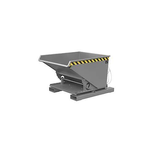 Spänebehälter für Gabelstapler, Typ S3S 600, grau RAL 7005