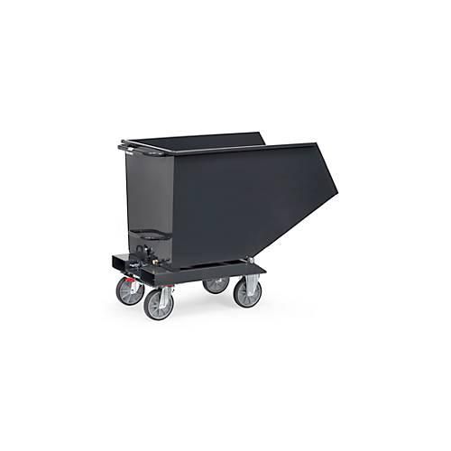 Muldenkipper 4704, 800 l, anthrazit RAL 7016, ohne Ablasshahn und Sieb