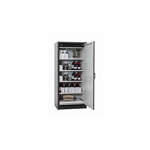 Sicherheitsschrank Typ 30 asecos Q-CLASSIC-30, Flügeltür, Anschlag rechts, Front Sicherheitsgelb, B 864 x T 620 x H 1947 mm